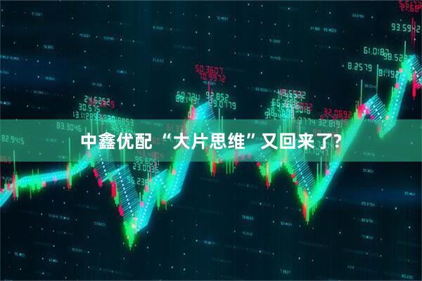 中鑫优配 “大片思维”又回来了?